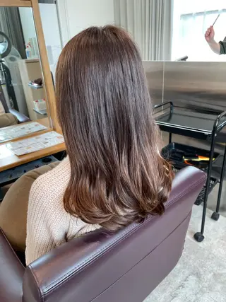 ロング カラー HAREru. モデル募集【戸塚】のヘアスタイル
