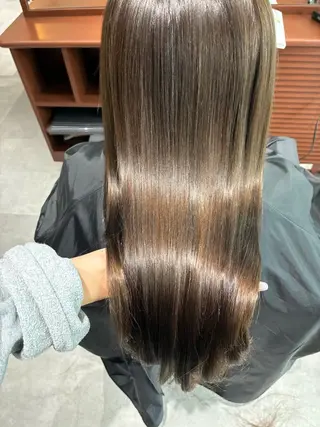 セミロング カラー ヘアアレンジ 💟Opus // Mizuki🐕のヘアスタイル