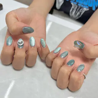 ネイル AISAフィル× ハードモチ最強のネイルデザイン