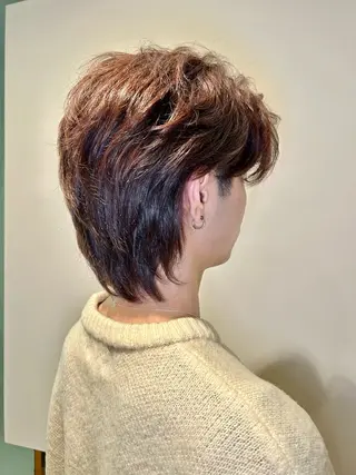 ミディアム カラー メンズ 表参道/✨艶髪✨ 職人/ハヤト🫧のヘアスタイル
