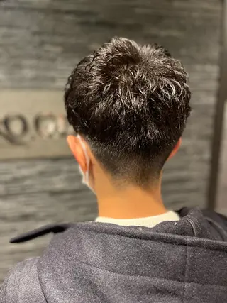 ショート 新宿💈カットモデル メンズカットのヘアスタイル