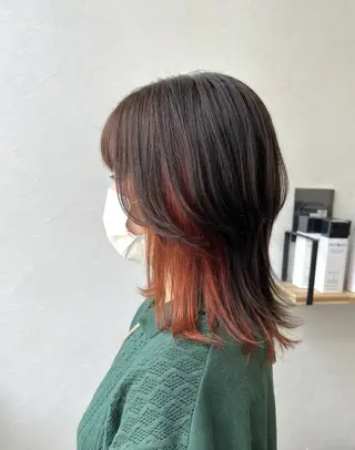 ミディアム カラー 【enil代表】 杉林和哉のヘアスタイル