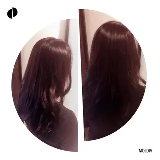 セミロング ロング カラー ✨縮毛矯正✨髪質改善 ナカシマ ユミのヘアスタイル