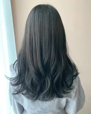 ロング カラー hubhair レイヤー/透明感のヘアスタイル