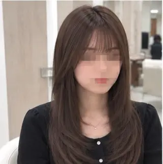 ロング カラー FORCE 青木明日翔のヘアスタイル