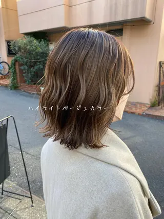 ミディアム CASANE 大橋康智のヘアスタイル