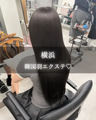 ロング 羽エクステ┆ボブ ┆アレンジ🖤桃覇のマツエク・マツパデザイン