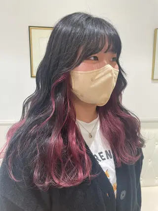 セミロング 暖色🎀ゆるふわ☁️ MOERI 🍒のヘアスタイル