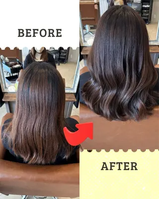 カラー 沖本 あやののヘアスタイル