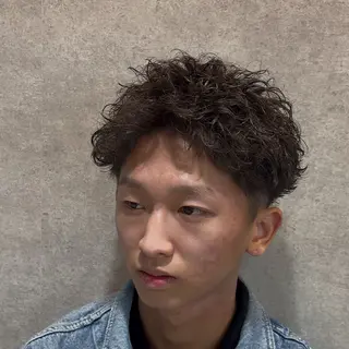 ショート カラー パーマ ヘアアレンジ メンズ キッズ メンズ特化/カラー /せなのヘアスタイル