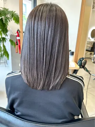 ミディアム 長谷川 大貴のヘアスタイル