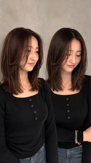 ミディアム 松本 夢叶のヘアスタイル