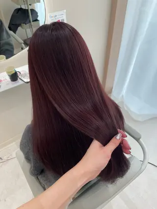ロング カラー スズキ シオリのヘアスタイル