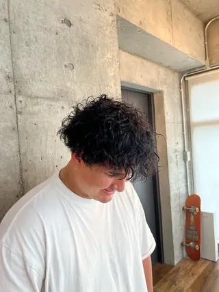 ショート パーマ ⭐️Manaka⭐️ 艶髪🩵ナチュラルのヘアスタイル