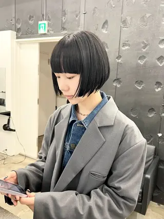 ミディアム カラー HARU//原宿🤍 リピート率NO.1のヘアスタイル