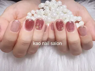 ネイル kao nail マグネット/長さだしのネイルデザイン