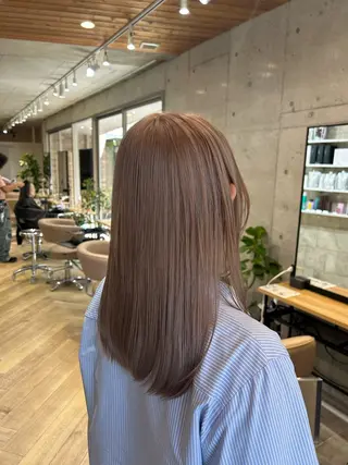 ミディアム 似合わせカット＆艶 カラー🤍ヒナタ🤍のヘアスタイル