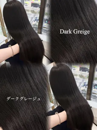 ロング カラー 髪質改善艶カラー🩶 Nanako ⟡.·のヘアスタイル