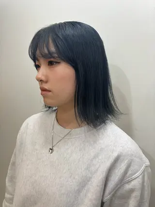 ミディアム 🎀暖色カラー🤍 レイヤーカット🎀のヘアスタイル
