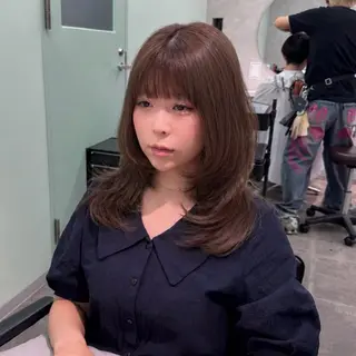 ミディアム 韓国特化🇰🇷千葉 /レイヤーカット竜生のヘアスタイル