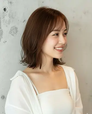 ミディアム カラー パーマ ヘアアレンジ ♦️最強の似合わせ ♦️店長/高橋のヘアスタイル