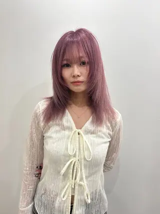 ミディアム hair&eye🎀 /momoKaのヘアスタイル