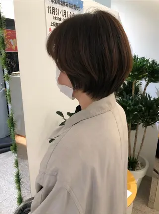 ショート 似合わせカット 迫留由弥のヘアスタイル