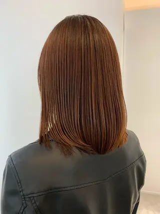 ミディアム カラー i'll 未空のヘアスタイル