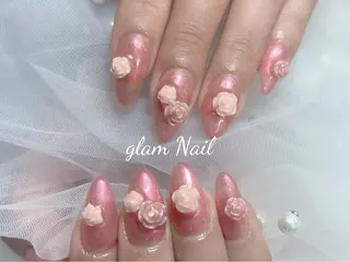 ネイル エツメ💅 長さ出し🎀デザインのネイルデザイン