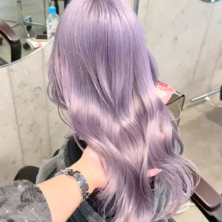 セミロング カラー パーマ ヘアアレンジ メンズ ⭐️ハイトーン⭐️ 💕SAKURA💕のヘアスタイル