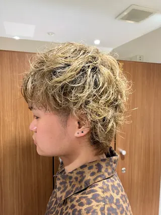 ショート カラー メンズ お悩み改善 美容師✂鷲田竜也のヘアスタイル