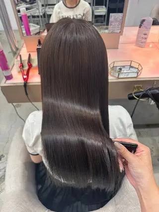 ロング レイヤー/ベージュ 🫧名古屋YURIのヘアスタイル
