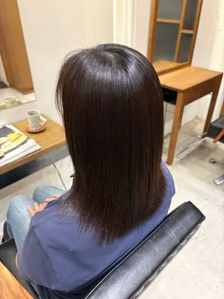 ミディアム 寺本 心のヘアスタイル