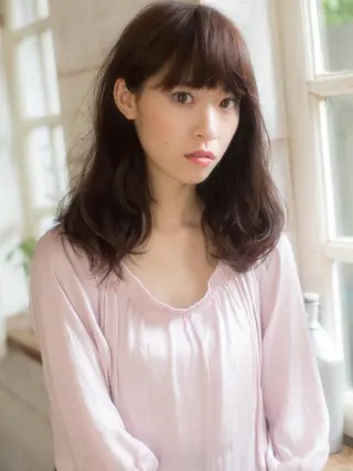 セミロング Conforto店長 渡邊のヘアスタイル