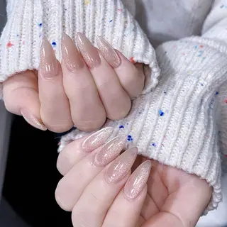 ネイル 🎀kira 長さだし💗モチ最高のネイルデザイン