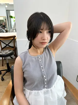 ミディアム カラー パーマ ヘアアレンジ メンズ キッズ 似合わせレイヤー/ JUNのヘアスタイル