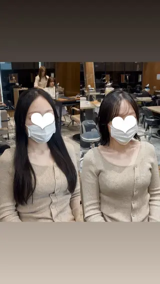 ショート 鈴木 彩莉のヘアスタイル