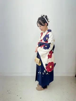 ヘアアレンジ ヘアメイク🌷 着付👘ハルのヘアスタイル