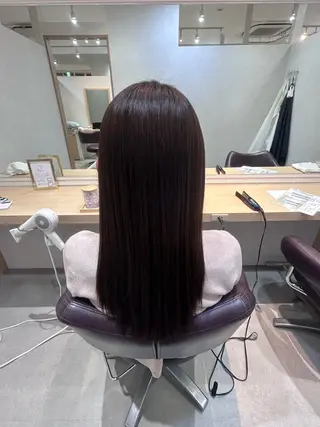 ロング Mao 🎀bob 赤み撃退🌿艶カラーのヘアスタイル