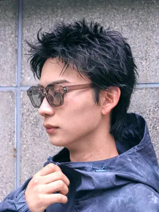 ショート パーマ メンズ ゆきえ🤍 fifth/パーマ‪のヘアスタイル