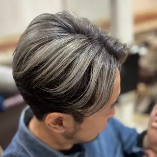 ショート カラー メンズ 💥桜木町メンズ専門 💥ルキのヘアスタイル