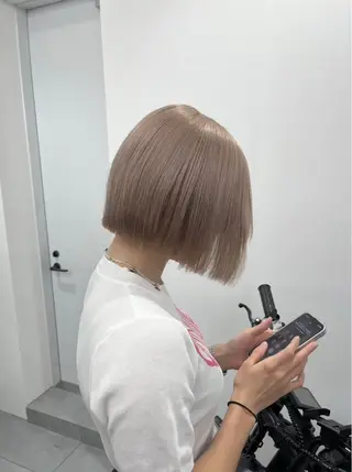 ショート miyuu/ボブ /透明感カラー🥣のヘアスタイル