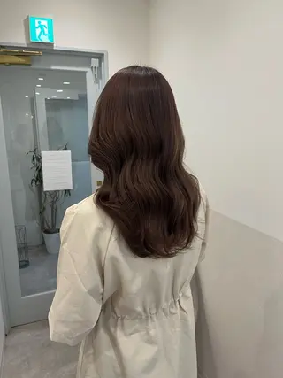 ロング カラー 池田 陽喜のヘアスタイル