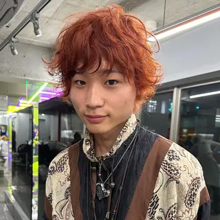 ショート カラー メンズ 渋谷メンズショート 特化🥋　渡邊健流のヘアスタイル