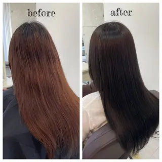 ロング カラー PutiLuca 浅川のヘアスタイル