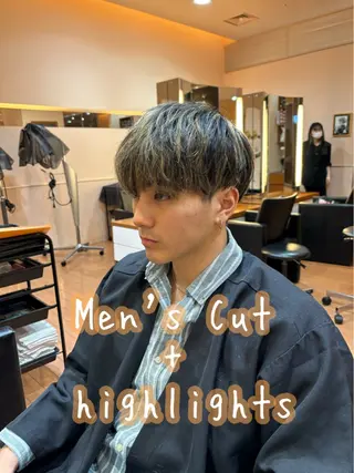 カラー メンズ 五十嵐 未悠のヘアスタイル