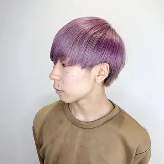 ショート カラー 関 京磨のヘアスタイル