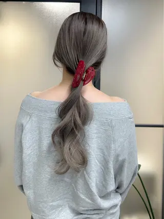 ロング カラー AKO .のヘアスタイル