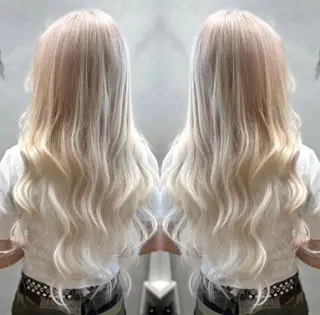 カラー セミロング ヘアアレンジ キッズ ♡SNSで大バズり♡ コリアン羽エクステ◎のヘアスタイル