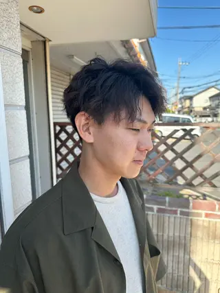 パーマ メンズ WEST✂︎AKI HIRO✂︎大和高田のヘアスタイル